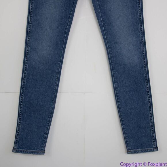 NEW Madewell 10" High-Rise Skinny Jeans in Dewitt Wash: Button-Front TENCEL, 25 - Picture 4 of 15